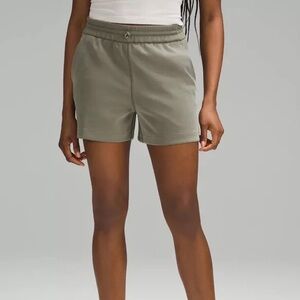 Like new Lululemon Softstreme Shorts Size 4 Sage